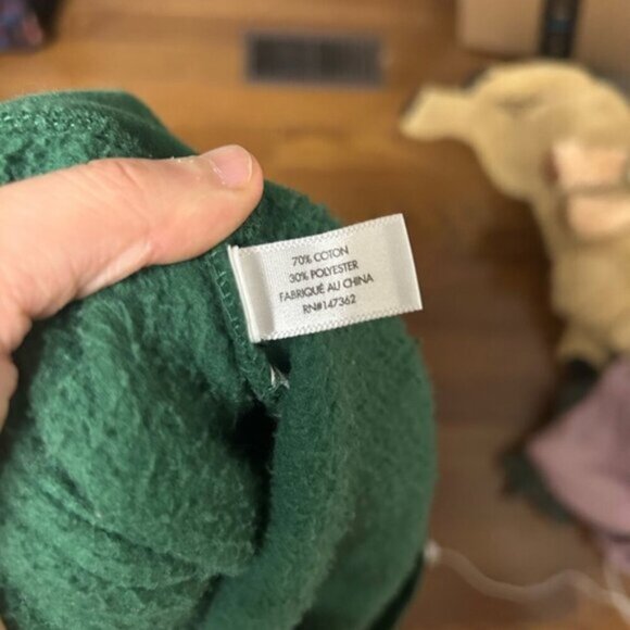 Grizzy OG Bear Embroidered Green Hoodie - Picture 6 of 6